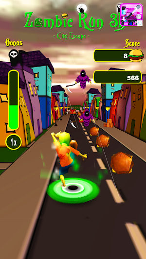 Zombie Run 3D - City Escape Screenshot 0