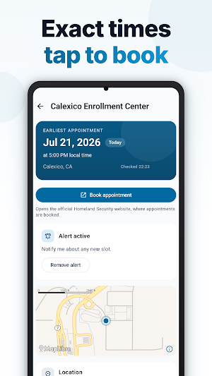 Global Entry Appointments Screenshot 3
