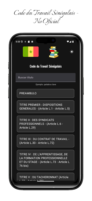 Code du Travail Sénégalais screenshot 3
