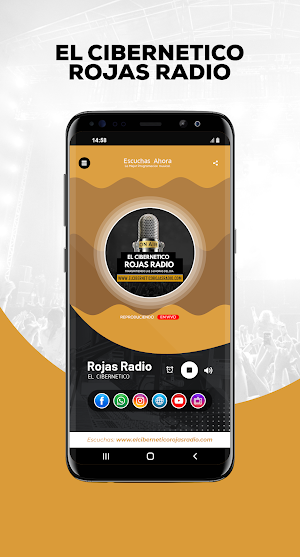 El Cibernetico Rojas Radio Screenshot 1