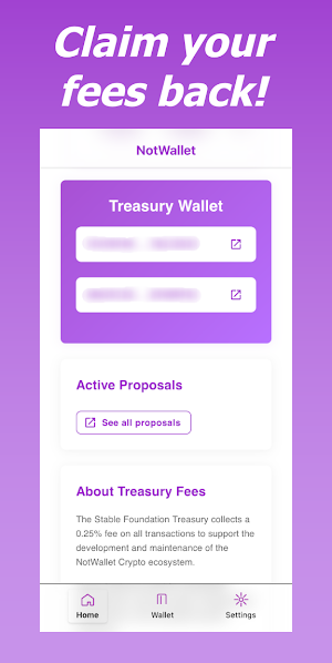 NotWallet Crypto Self-Custody Screenshot 1