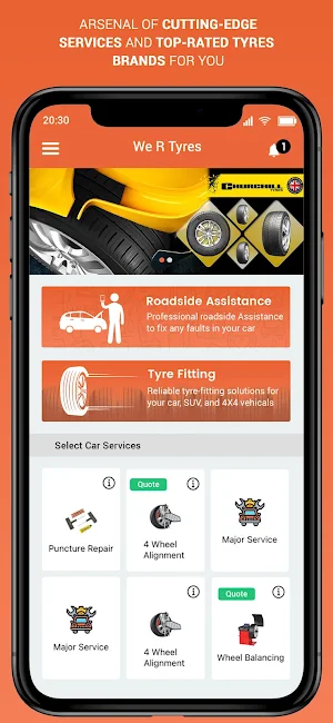 We R Tyres & Alloys Screenshot 0