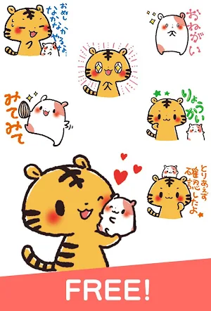 Kansai Cats Stickers Free Screenshot 2