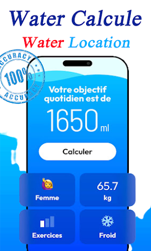 water detector : Tracker Screenshot 1