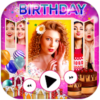 Birthday video maker with song