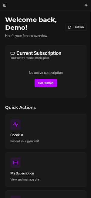 E-One GYM Screenshot 1