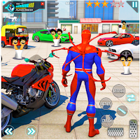 Spider Flying Rope Hero Skibid