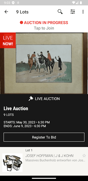 Anderson's Auctions Screenshot 1