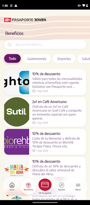 Pasaporte Joven Screenshot 3