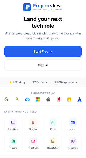 Prepterview Screenshot 0