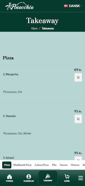 Pinocchio Ristorante Pizzaria Screenshot 2