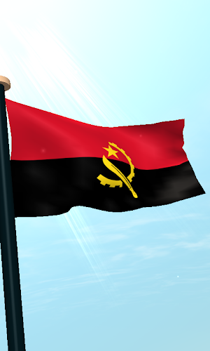 Angola Flag 3D Live Wallpaper Screenshot 3