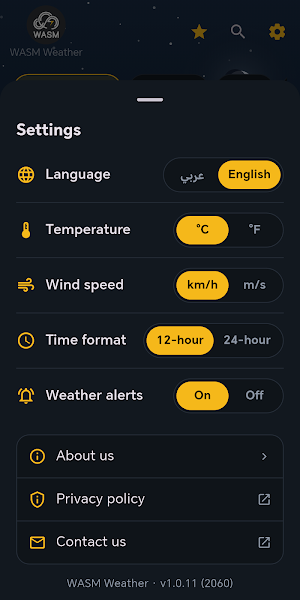WASM Weather – Forecast Alerts Screenshot 1