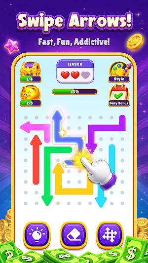 Arrow Puzzle:Lucky Tap Screenshot 3