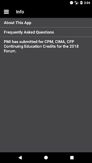 PMI Annual Forum Screenshot 3