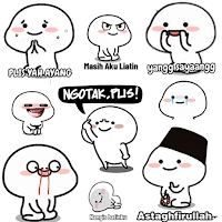 Stiker WA Pentol Lucu Bergerak