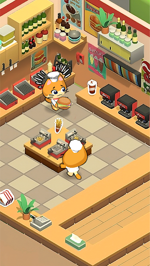 Cat Kitchen: Idle Tycoon Games Screenshot 1