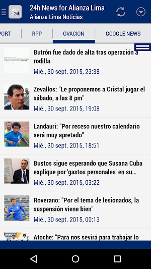 Alianza Lima Noticias 24h Screenshot 2