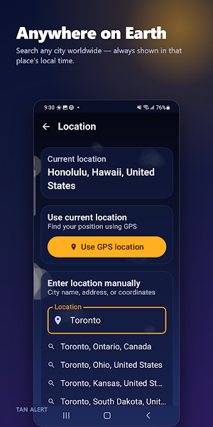 Tan Alert - UV Tracker Screenshot 1