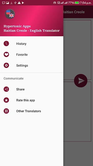 Haitian Creole - English Translator Screenshot 2