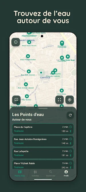 Thirsty – Points d'eau Screenshot 0