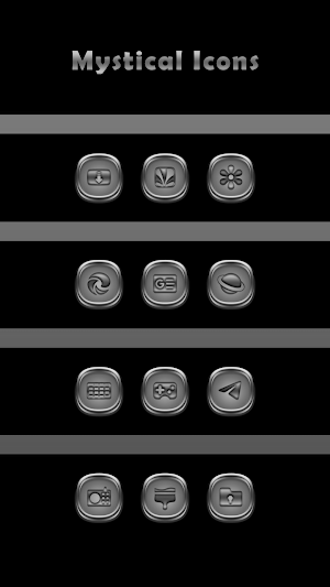 Mystical Silver Icons Screenshot 2