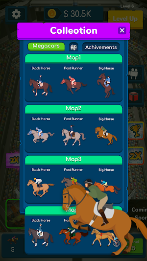 Crazy Horse Racing - Idle Game Screenshot 1