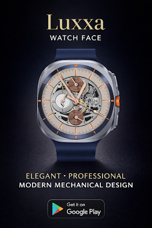 Luxxa: Modern Mecha Watch Face Screenshot 1