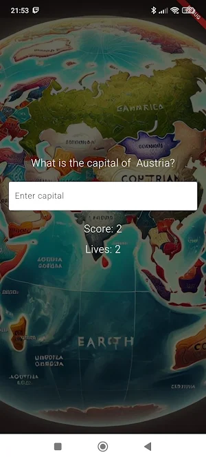 GeoQuiz Capitals of the world Screenshot 0