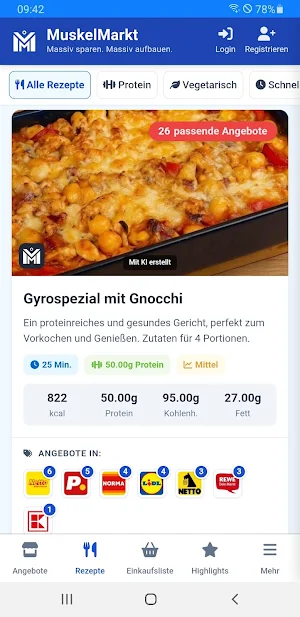 MuskelMarkt Screenshot 3