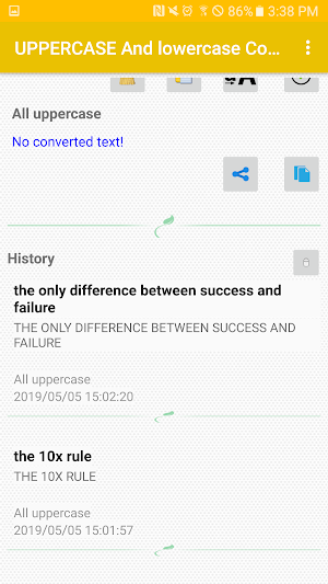UPPERCASE And lowercase Converter Pro Screenshot 3