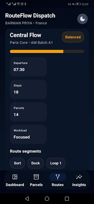 RouteFlow Dispatch Screenshot 1
