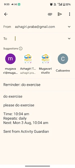Activity Guardian: Voice Alarm Screenshot 0