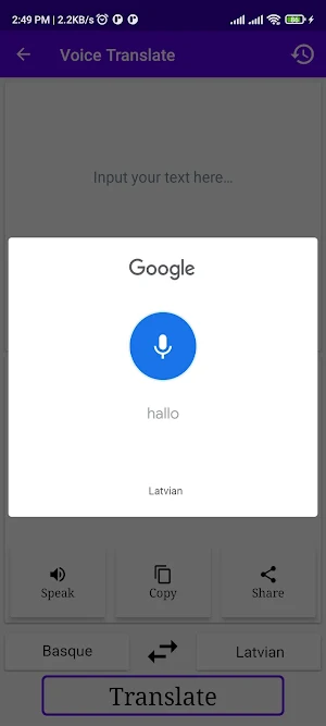 Basque To Latvian Translator Screenshot 3