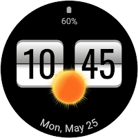 Flip Clock Digital Watch Face