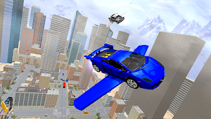 Flying Sports Car Simulator Screenshot 1