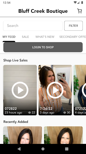Bluff Creek Boutique Screenshot 1
