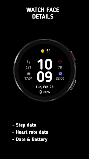 Fitness Android Watch Faces Screenshot 1