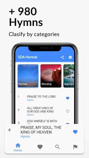 Seventh Day Adventist Hymnal Screenshot 1