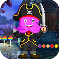 Best Escape Game  406 - Pirate Octopus Rescue Game