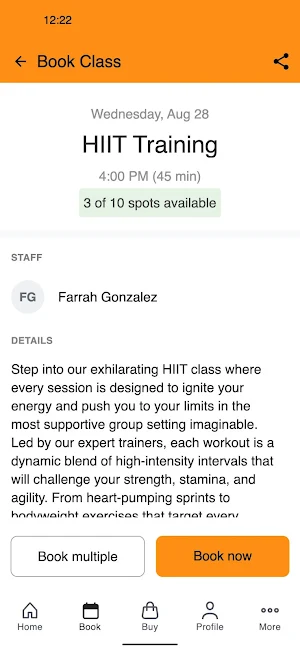 G3 Fitness Stanhope Gardens Screenshot 2