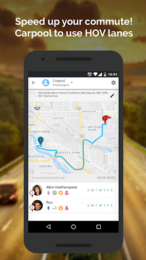 Gopher Rideshare – Find commute options at UMN Screenshot 1