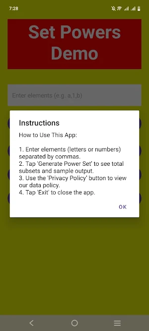 Set Powers Demo Screenshot 3
