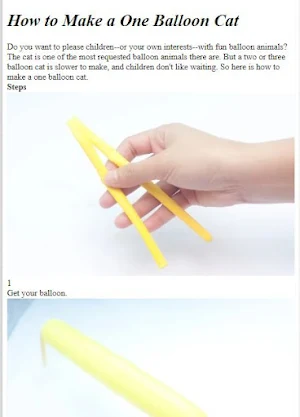 How to Make Balloon Animals Screenshot 3