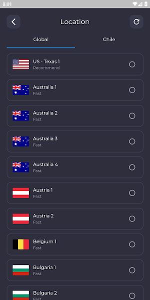 Chile VPN - Get Chile IP Screenshot 3