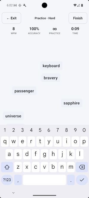 Typing Speed Hero Screenshot 0