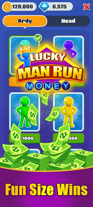 Lucky Man Run - Cash Calling Screenshot 2
