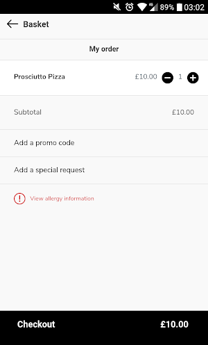 OtherSyde: Food & Drinks Menu Screenshot 2