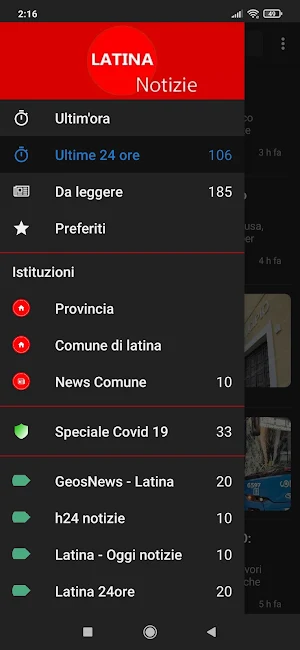 Latina notizie Screenshot 0