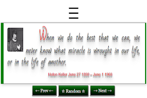 Helen Keller Quotes to Inspire Screenshot 0
